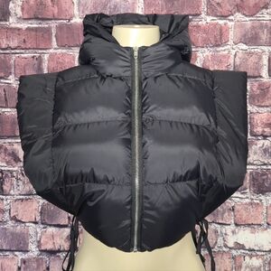 AKIRA Black Puffer Jacket